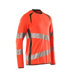 Bluza MASCOT ACCELERATE SAFE Premium - Modern fit - two-toned hi-vis red/dark anthracite rozm. 5XL