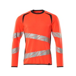 Bluza MASCOT ACCELERATE SAFE Premium - Modern fit - two-toned hi-vis red/dark navy rozm. 3XL