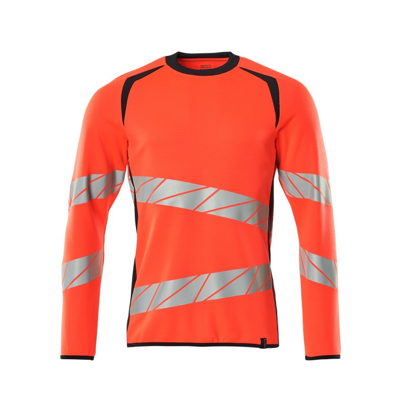 Bluza MASCOT ACCELERATE SAFE Premium - Modern fit - two-toned hi-vis red/dark navy rozm. 4XL