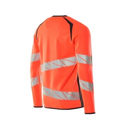 Bluza MASCOT ACCELERATE SAFE Premium - Modern fit - two-toned hi-vis red/dark navy rozm. 4XL