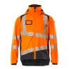 Kurtka MASCOT ACCELERATE SAFE breathable - wind- and waterproof hi-vis orange/dark navy rozm. S