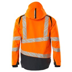 Kurtka MASCOT ACCELERATE SAFE breathable - wind- and waterproof hi-vis orange/dark navy rozm. S