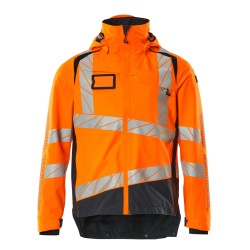 Kurtka MASCOT ACCELERATE SAFE breathable - wind- and waterproof hi-vis orange/dark navy rozm. 3XL