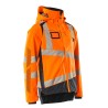 Kurtka MASCOT ACCELERATE SAFE breathable - wind- and waterproof hi-vis orange/dark navy rozm. 4XL