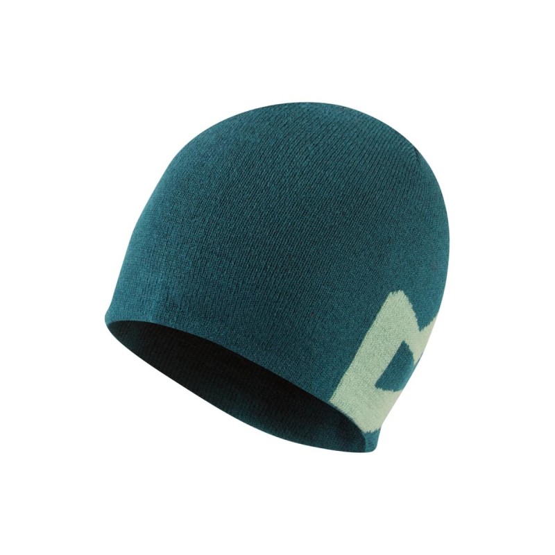 Czapka damska ME BRANDED KNITTED BEANIE DEEP TEAL/LICHEN