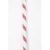 Lina Edelweiss W-LINE 11 mm WHITE/RED 50 m