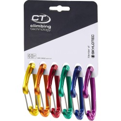 Karabinek CT FLY-WEIGHT EVO ASSORTED COLORS 6-PACK