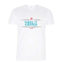 T-shirt TENAYA TEE MAKE IT HAPPEN WHITE XL
