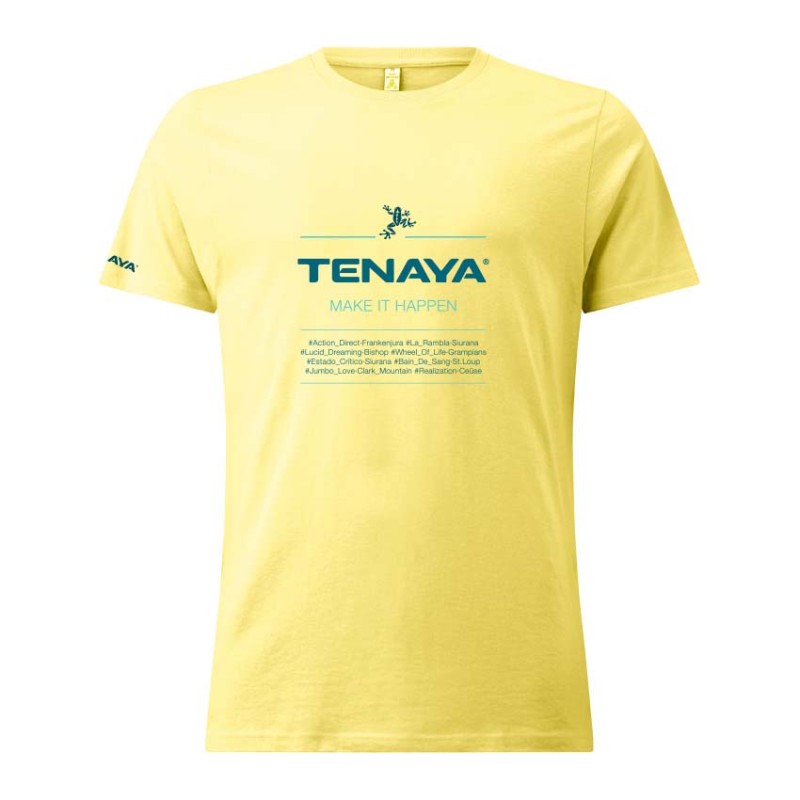 T-shirt TENAYA TEE ROUTES YELLOW XL