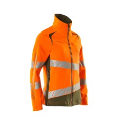 Kurtka damska MASCOT ACCELERATE SAFE ULTIMATE STRETCH - hi-vis orange/moss green rozm. 4XL