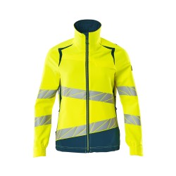 Kurtka damska MASCOT ACCELERATE SAFE ULTIMATE STRETCH - hi-vis yellow/dark petroleum rozm. 4XL