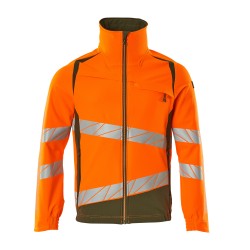 Kurtka MASCOT ACCELERATE SAFE ULTIMATE STRETCH - hi-vis orange/moss green rozm. XL