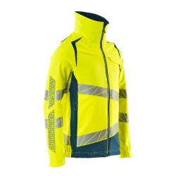 Kurtka MASCOT ACCELERATE SAFE ULTIMATE STRETCH - hi-vis yellow/dark petroleum rozm. 5XL
