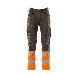 Spodnie MASCOT ACCELERATE SAFE - dark anthracite/hi-vis orange rozm. 90C62