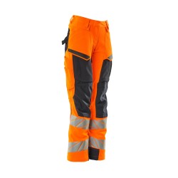 Spodnie damskie MASCOT ACCELERATE SAFE DIAMOND - ULTIMATE STRETCH - hi-vis orange/dark navy rozm. 76C54