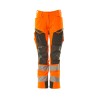 Spodnie damskie MASCOT ACCELERATE SAFE DIAMOND - ULTIMATE STRETCH - hi-vis orange/dark anthracite rozm. 76C38