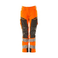 Spodnie damskie MASCOT ACCELERATE SAFE DIAMOND - ULTIMATE STRETCH - hi-vis orange/dark anthracite rozm. 76C46
