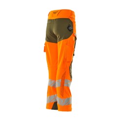 Spodnie damskie MASCOT ACCELERATE SAFE DIAMOND - ULTIMATE STRETCH - hi-vis orange/moss green rozm. 76C52