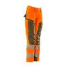 Spodnie damskie MASCOT ACCELERATE SAFE DIAMOND - ULTIMATE STRETCH - hi-vis orange/moss green rozm. 76C56
