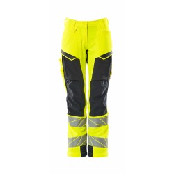 Spodnie damskie MASCOT ACCELERATE SAFE DIAMOND - ULTIMATE STRETCH - hi-vis yellow/dark navy rozm. 82C46