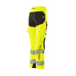 Spodnie damskie MASCOT ACCELERATE SAFE DIAMOND - ULTIMATE STRETCH - hi-vis yellow/black rozm. 76C48