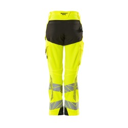 Spodnie damskie MASCOT ACCELERATE SAFE DIAMOND - ULTIMATE STRETCH - hi-vis yellow/black rozm. 76C54