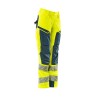 Spodnie damskie MASCOT ACCELERATE SAFE DIAMOND - ULTIMATE STRETCH - hi-vis yellow/dark petroleum rozm. 82C46