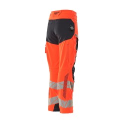 Spodnie damskie MASCOT ACCELERATE SAFE DIAMOND - ULTIMATE STRETCH - hi-vis red/dark navy rozm. 82C46
