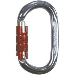 Karabinek CT PILLAR TG TITANIUM/SILVER/RED