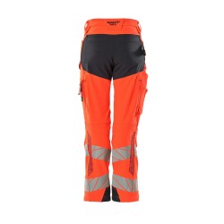 Spodnie damskie MASCOT ACCELERATE SAFE DIAMOND - ULTIMATE STRETCH - hi-vis red/dark navy rozm. 76C44