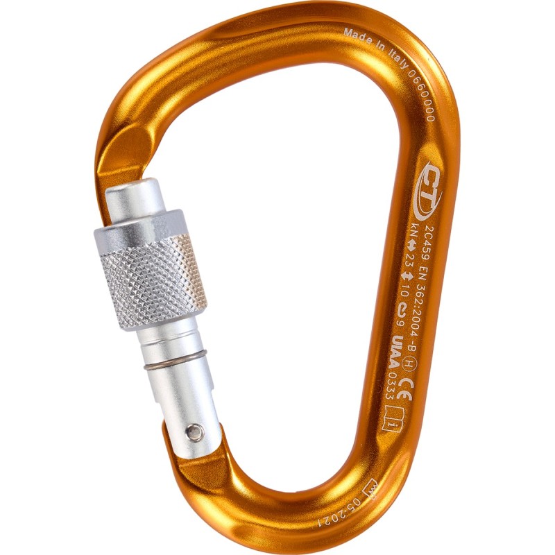 Karabinek CT SNAPPY SG ORANGE/SILVER/GREY