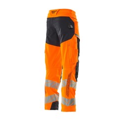 Spodnie MASCOT ACCELERATE SAFE ULTIMATE STRETCH - hi-vis orange/dark navy rozm. 90C51