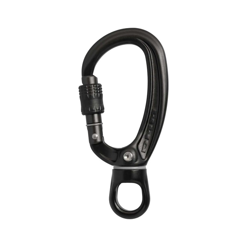 Karabinek DMM XSRE SWIVEL  CARABINER LOCK 11MM EYE MATT GREY