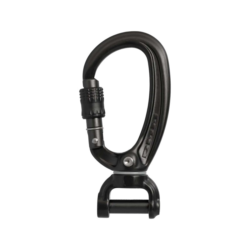 Karabinek DMM XSRE LOCK SWIVEL YOKE 16MM MATT GREY
