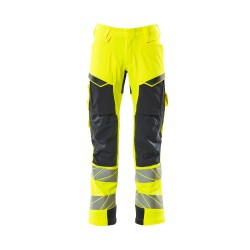 Spodnie MASCOT ACCELERATE SAFE ULTIMATE STRETCH - hi-vis yellow/dark navy rozm. 82C45