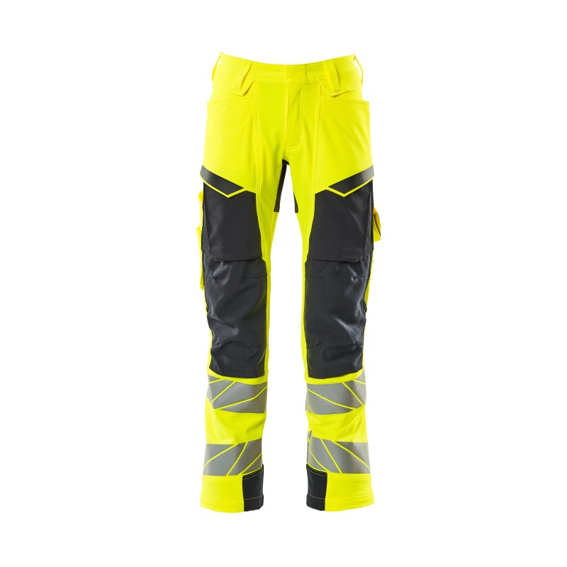 Spodnie MASCOT ACCELERATE SAFE ULTIMATE STRETCH - hi-vis yellow/dark navy rozm. 82C46