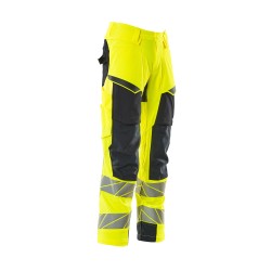 Spodnie MASCOT ACCELERATE SAFE ULTIMATE STRETCH - hi-vis yellow/dark navy rozm. 82C46