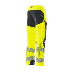 Spodnie MASCOT ACCELERATE SAFE ULTIMATE STRETCH - hi-vis yellow/dark navy rozm. 82C46