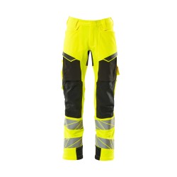 Spodnie MASCOT ACCELERATE SAFE ULTIMATE STRETCH - hi-vis yellow/black rozm. 82C47