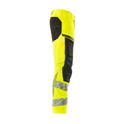Spodnie MASCOT ACCELERATE SAFE ULTIMATE STRETCH - hi-vis yellow/black rozm. 82C66