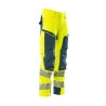 Spodnie MASCOT ACCELERATE SAFE ULTIMATE STRETCH - hi-vis yellow/dark petroleum rozm. 90C46