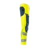 Spodnie MASCOT ACCELERATE SAFE ULTIMATE STRETCH - hi-vis yellow/dark petroleum rozm. 90C51