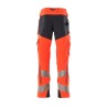 Spodnie MASCOT ACCELERATE SAFE ULTIMATE STRETCH - hi-vis red/dark navy rozm. 82C44