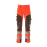 Spodnie MASCOT ACCELERATE SAFE ULTIMATE STRETCH - hi-vis red/dark anthracite rozm. 76C58