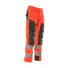 Spodnie MASCOT ACCELERATE SAFE ULTIMATE STRETCH - hi-vis red/dark anthracite rozm. 76C58