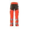 Spodnie MASCOT ACCELERATE SAFE ULTIMATE STRETCH - hi-vis red/dark anthracite rozm. 76C58