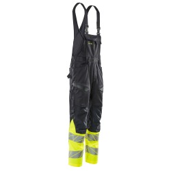 Ogrodniczki MASCOT ACCELERATE SAFE - dark navy/hi-vis yellow rozm. 90C48
