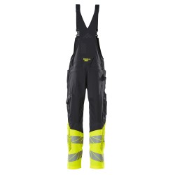 Ogrodniczki MASCOT ACCELERATE SAFE - dark navy/hi-vis yellow rozm. 90C48
