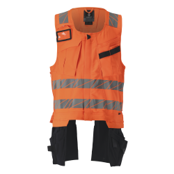 Kamizelka na narzędzia MASCOT ACCELERATE SAFE ULTIMATE STRETCH - two-toned hi-vis orange/dark navy rozm. L