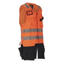 Kamizelka na narzędzia MASCOT ACCELERATE SAFE ULTIMATE STRETCH - two-toned hi-vis orange/dark navy rozm. 2XL